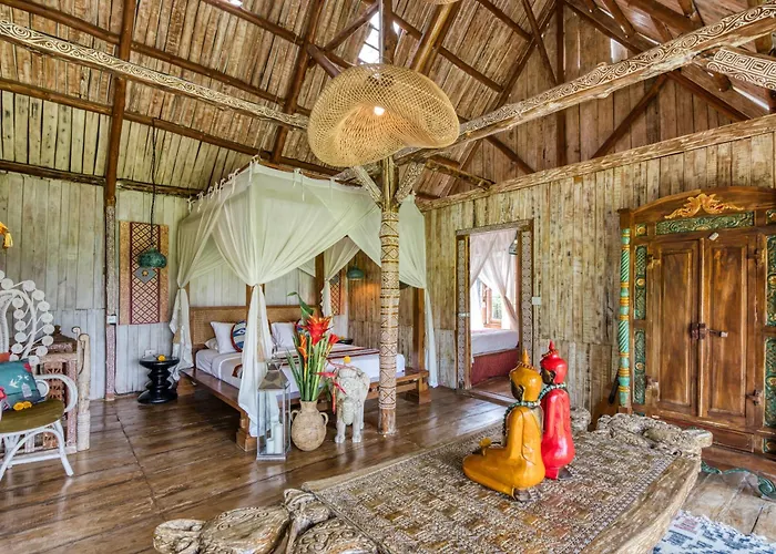 مزرعة للإقامة The Rice Joglo Eco-stay *